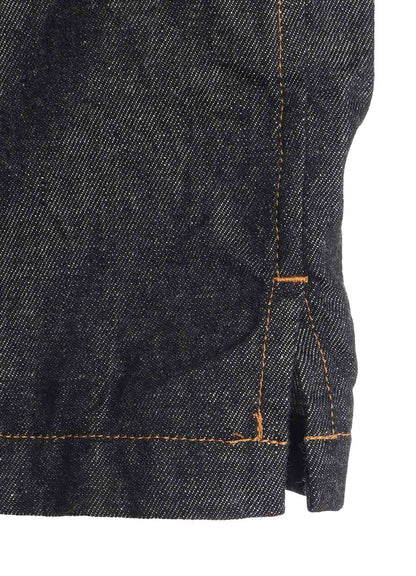 6OZ DENIM SHORT BLOUSE