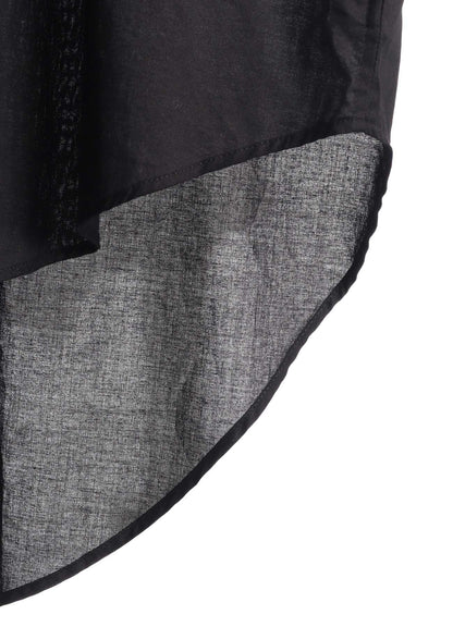 COTTON LAWN SHORT CUFFS BLOUSE