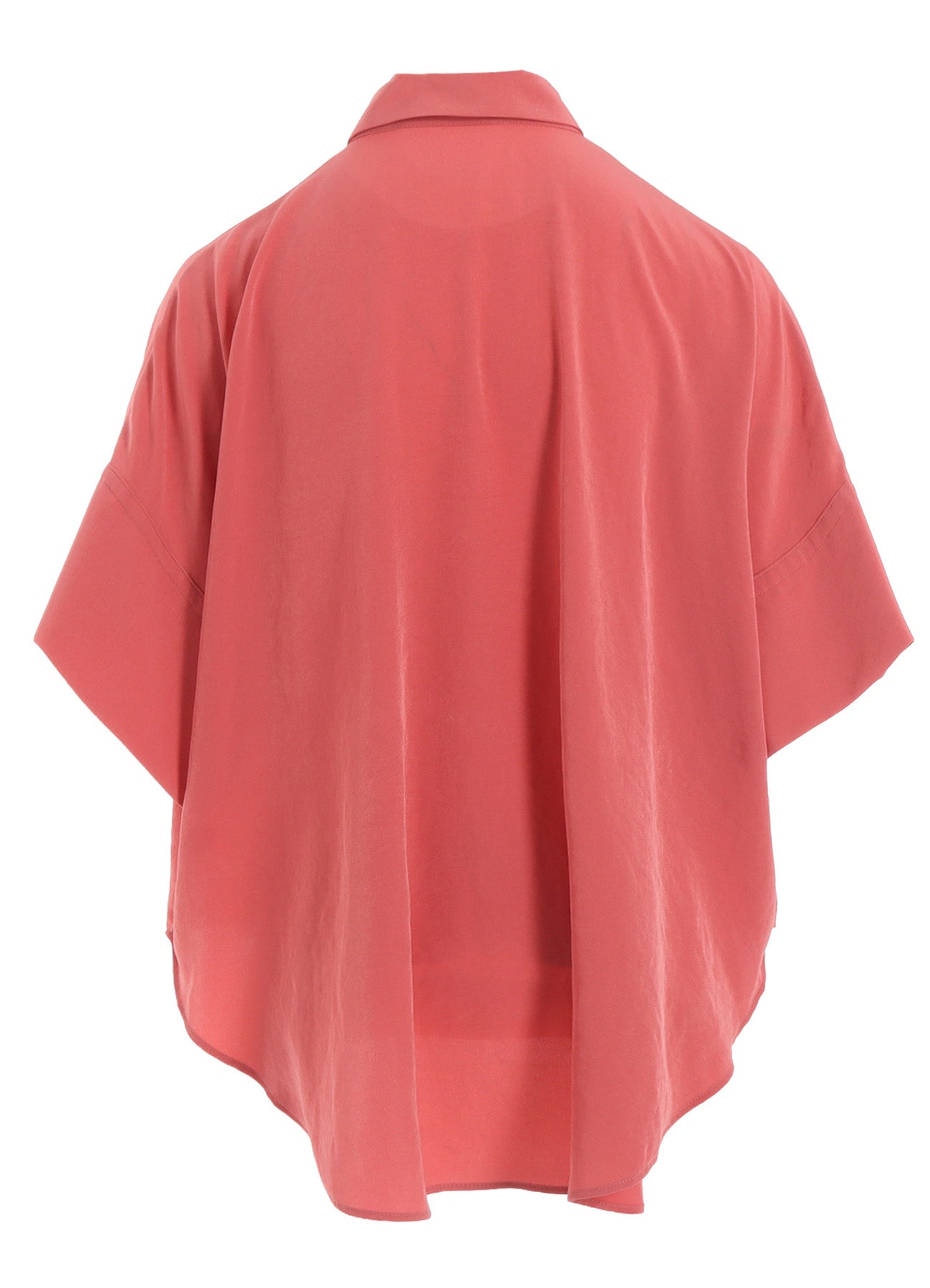 TA/PE CREPE DE CHINE SHORT CUFFS BLOUSE