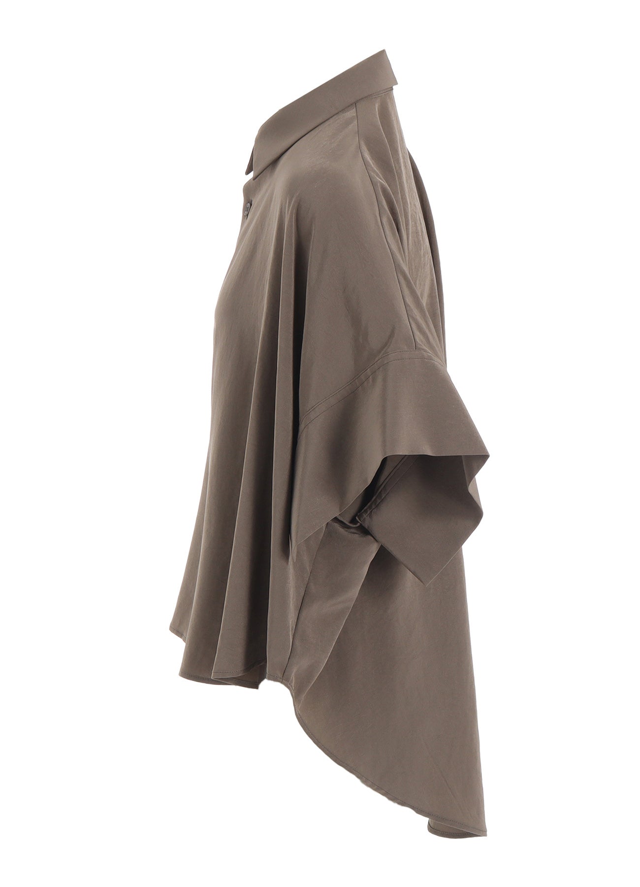 TA/PE CREPE DE CHINE SHORT CUFFS BLOUSE