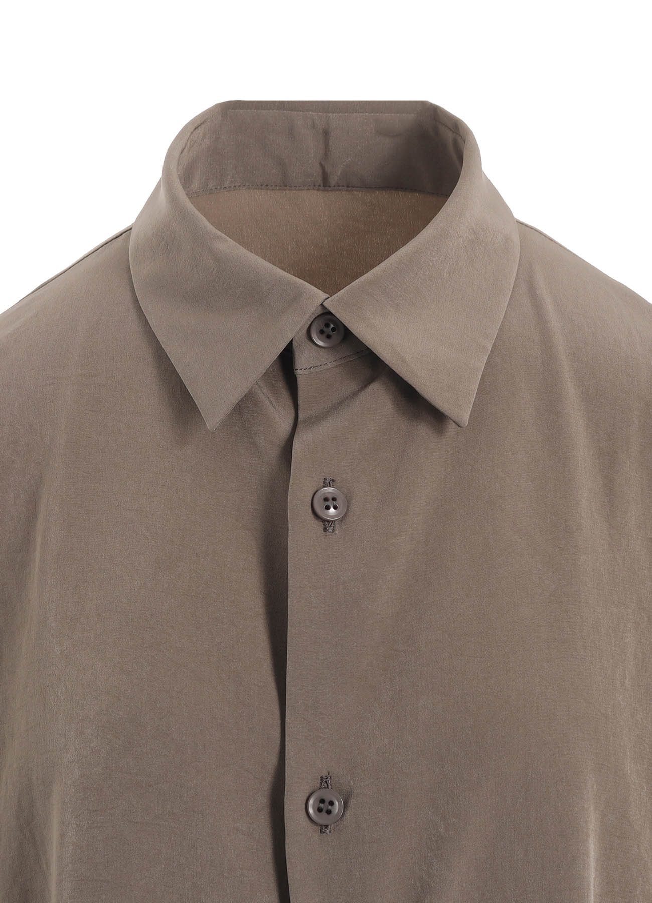 TA/PE CREPE DE CHINE SHORT CUFFS BLOUSE