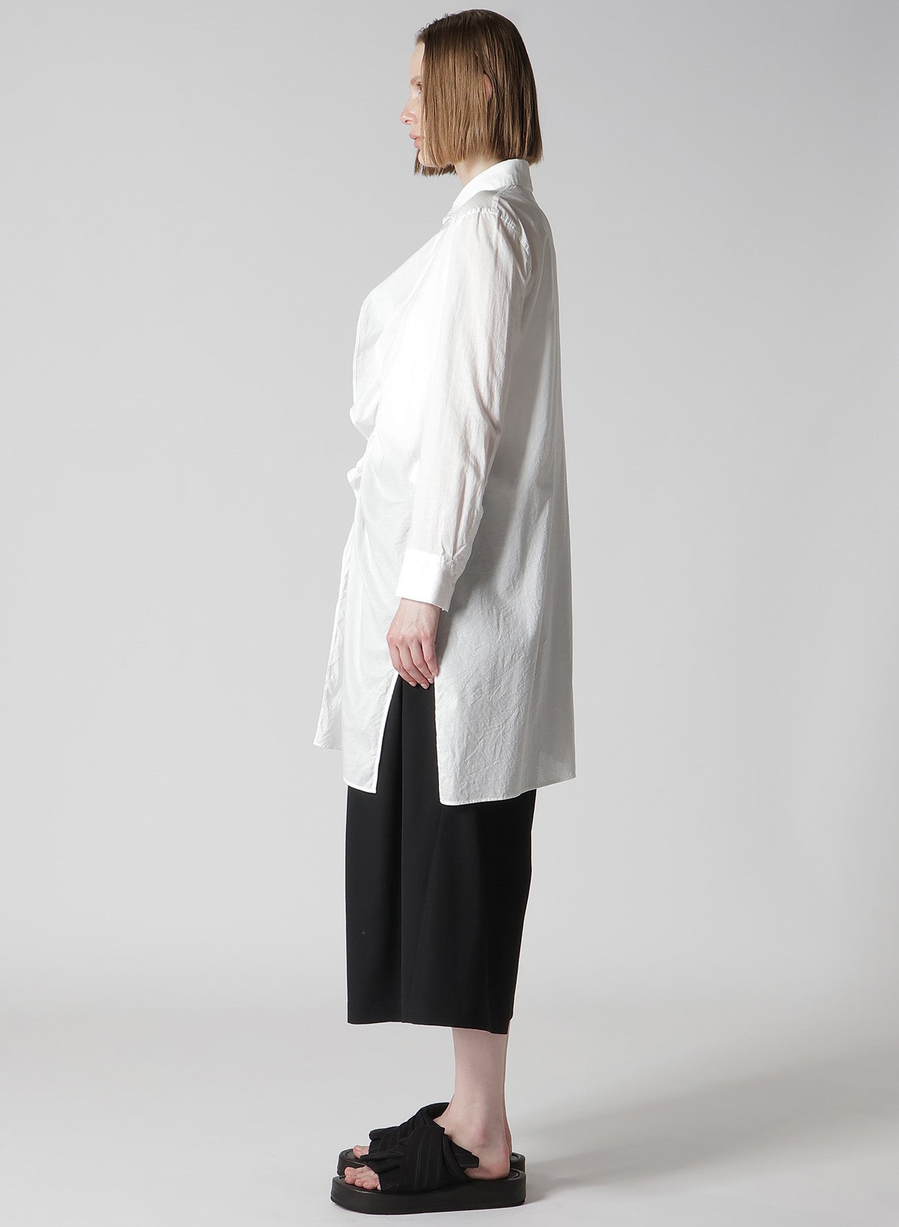 COTTON LAWN FRILL SHIRT – THE SHOP YOHJI YAMAMOTO