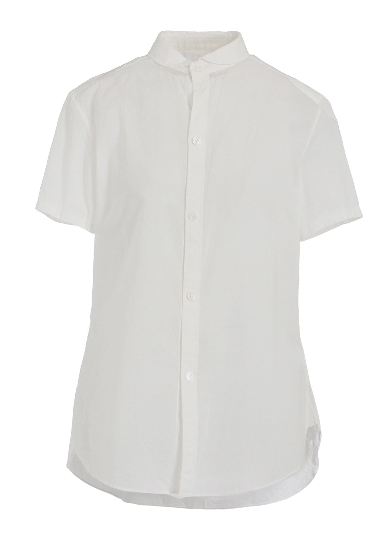 COTTON LAWN ROUND COLLAR SHIRT