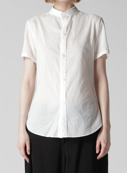 COTTON LAWN ROUND COLLAR SHIRT