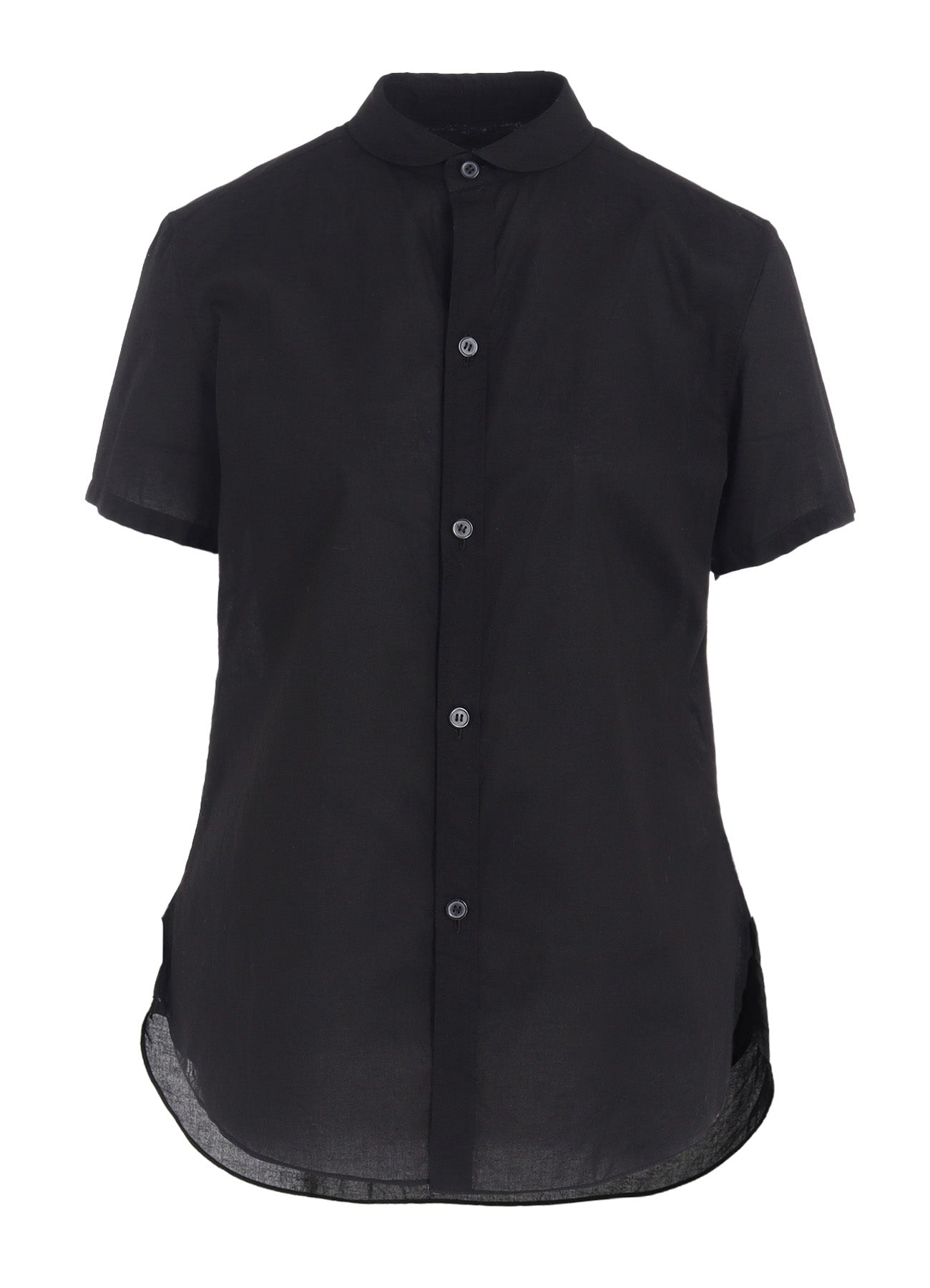COTTON LAWN ROUND COLLAR SHIRT