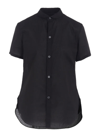 COTTON LAWN ROUND COLLAR SHIRT