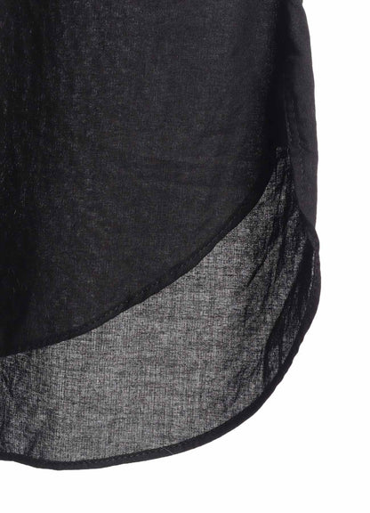 COTTON LAWN ROUND COLLAR SHIRT