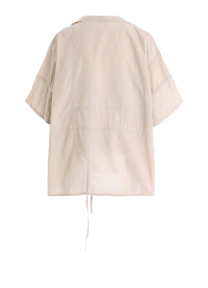 PATCHWORK HALF SLEEVE GOWN SHIRT