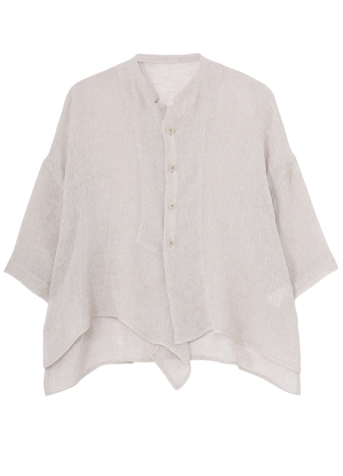 LENO CLOTH HALF SLEEVE BOX SHIRT