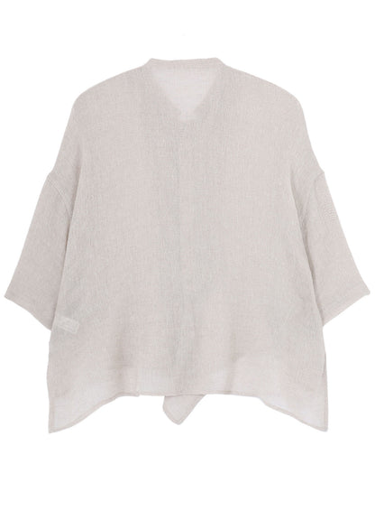 LENO CLOTH HALF SLEEVE BOX SHIRT