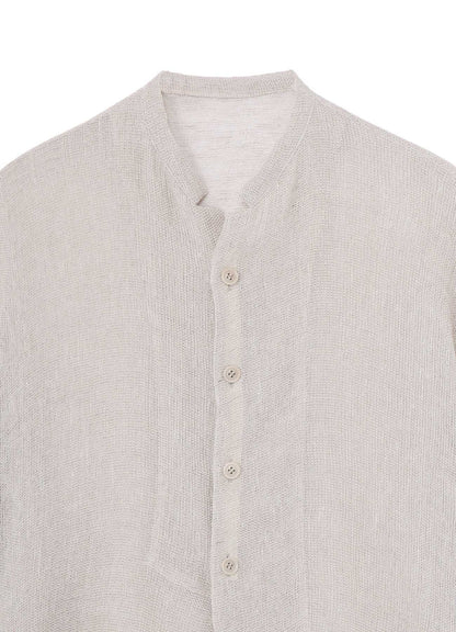 LENO CLOTH HALF SLEEVE BOX SHIRT