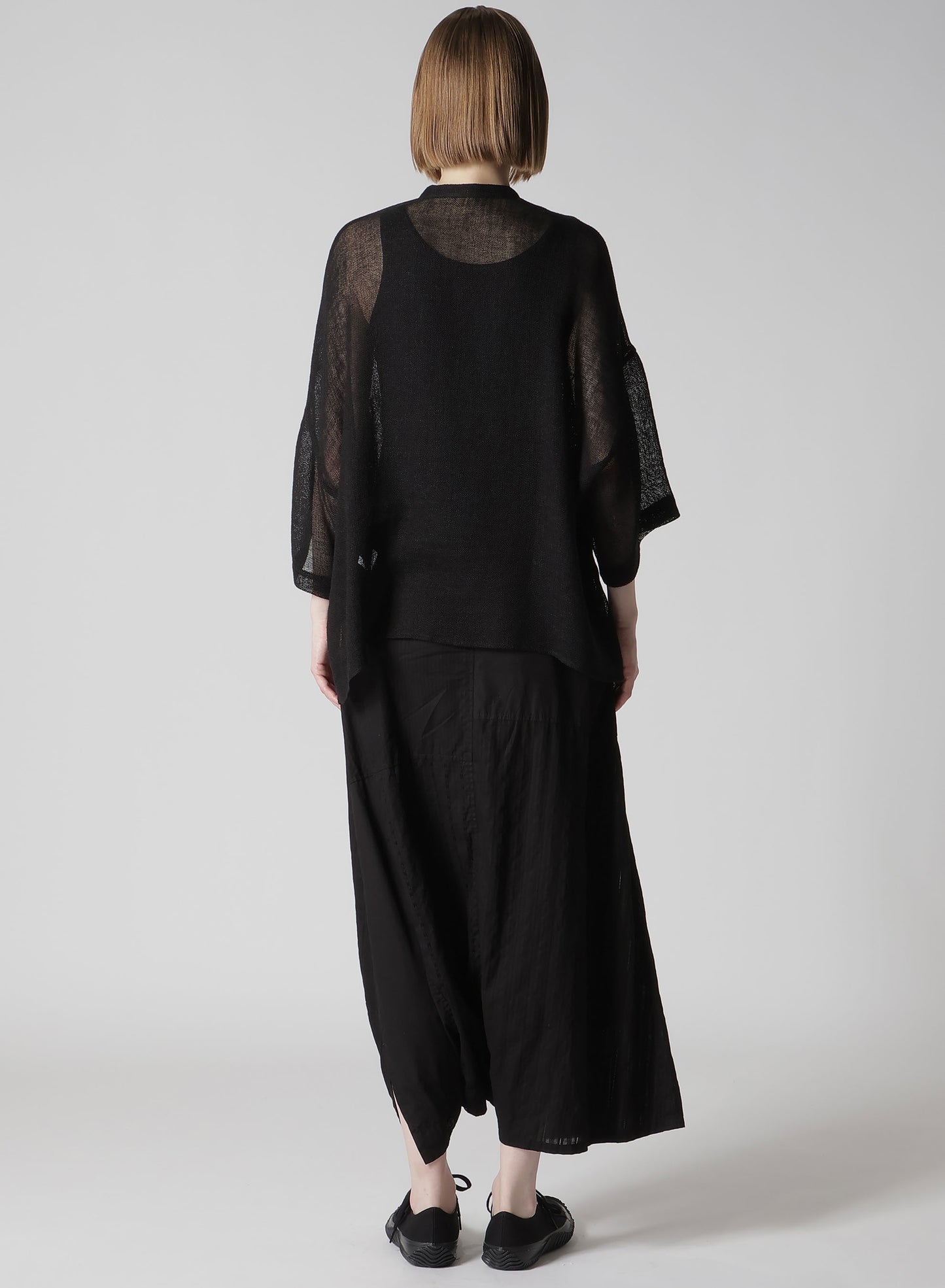 LENO CLOTH HALF SLEEVE BOX SHIRT