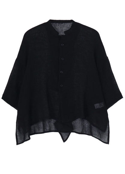 LENO CLOTH HALF SLEEVE BOX SHIRT