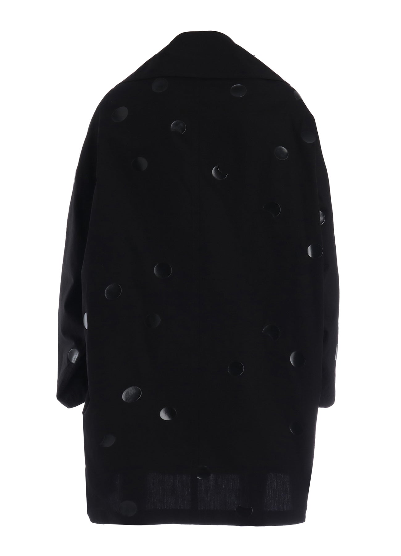 100/2 BROAD DOT PIGMENT PRINT ARRANGED SLEEVE COAT