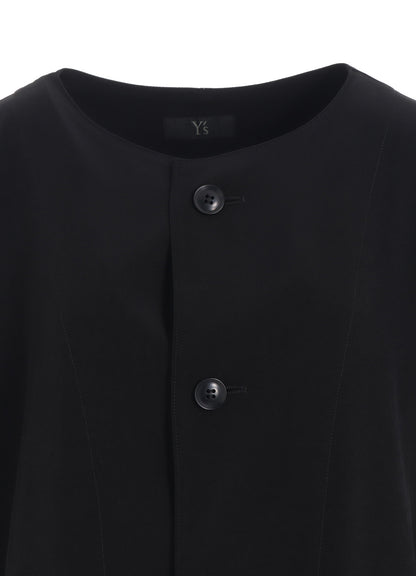 TA/PE CREPE DE CHINE ROLLED UP SLEEVE DRESS