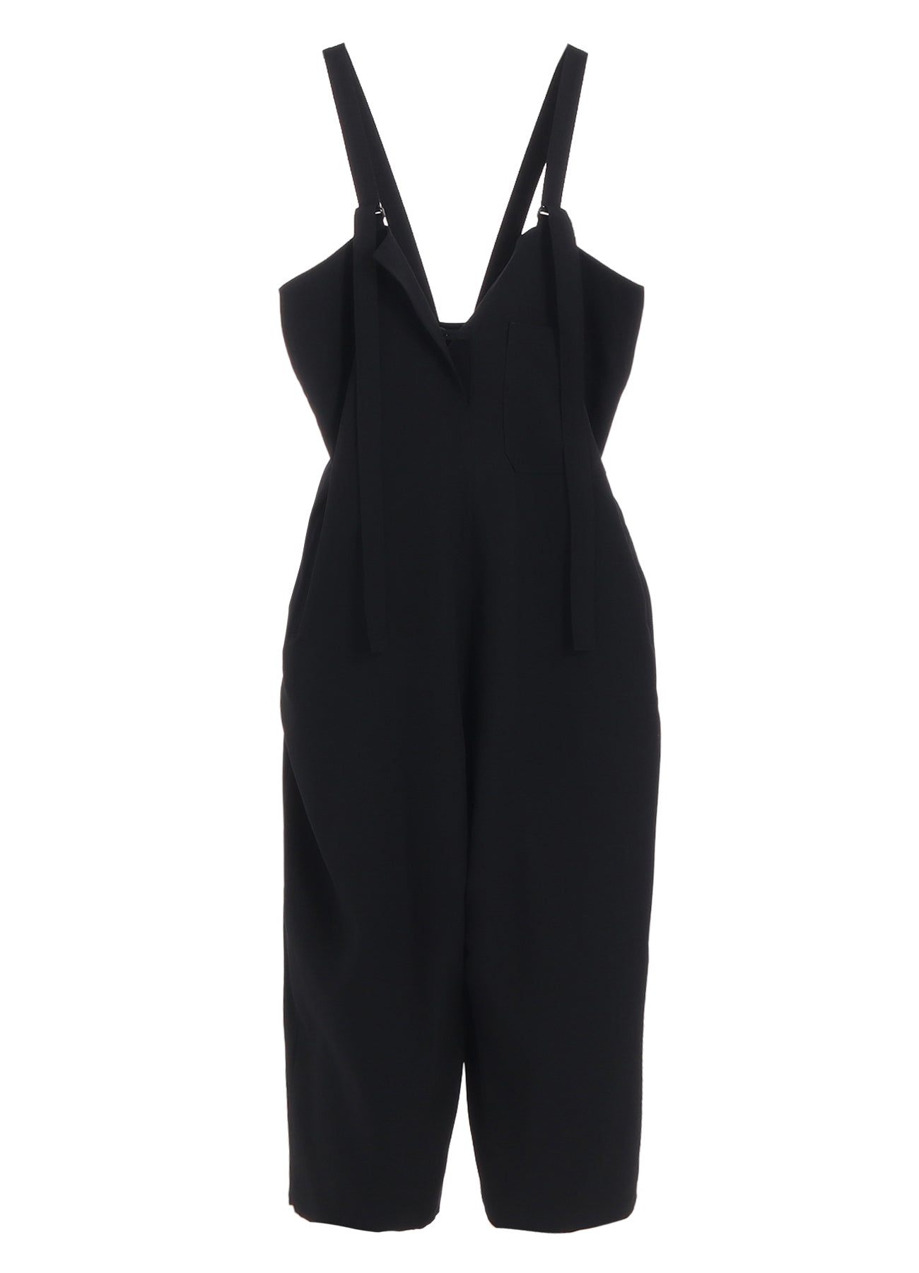 WOOL GABARDINE STRAP OVERALLS