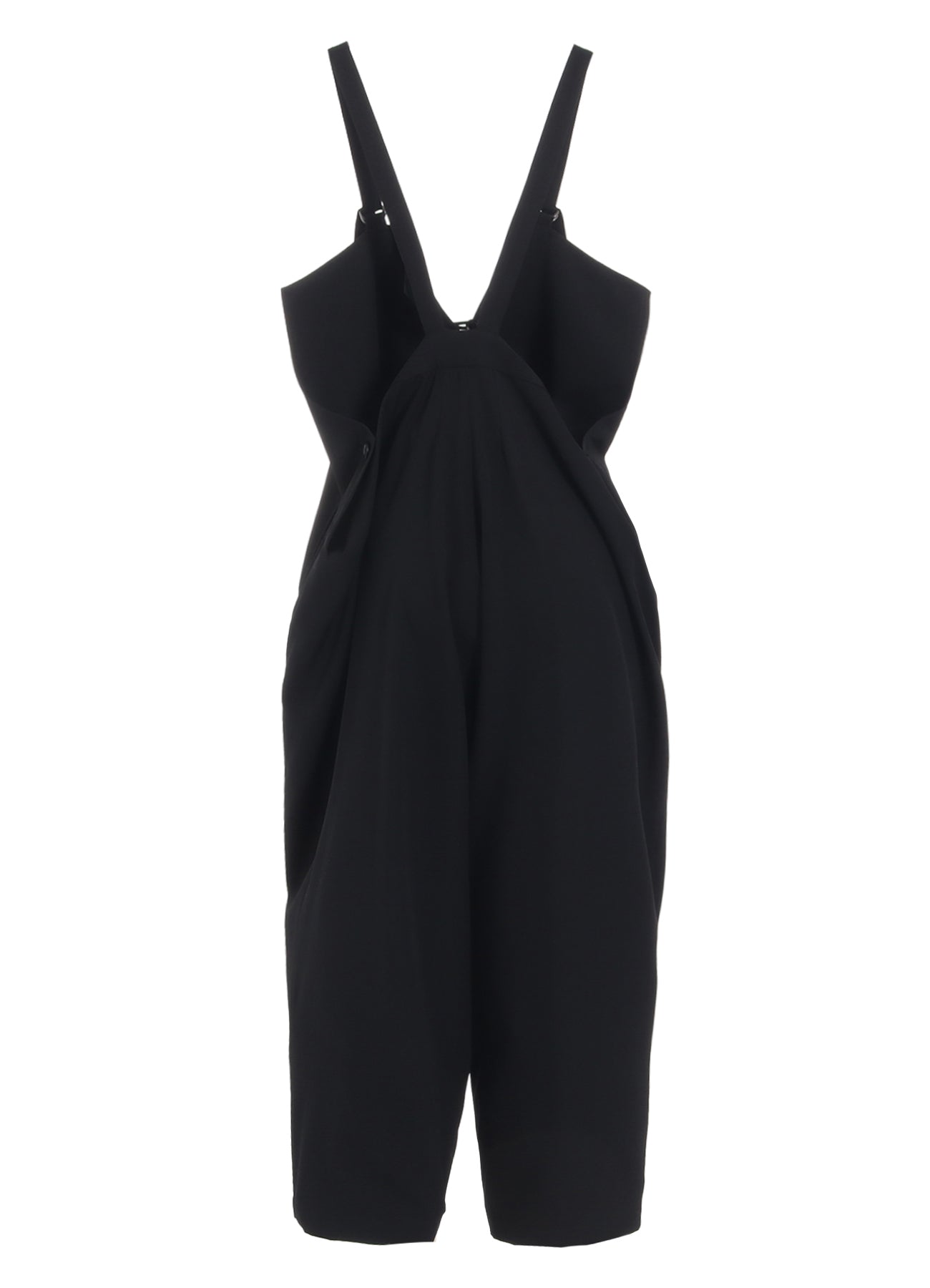 WOOL GABARDINE STRAP OVERALLS