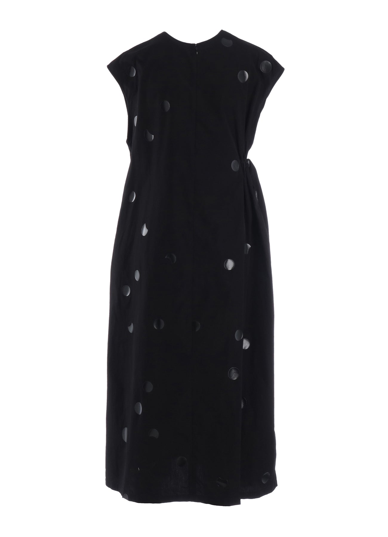 100/2 BROAD DOT PIGMENT PRINT GATHERED DRESS