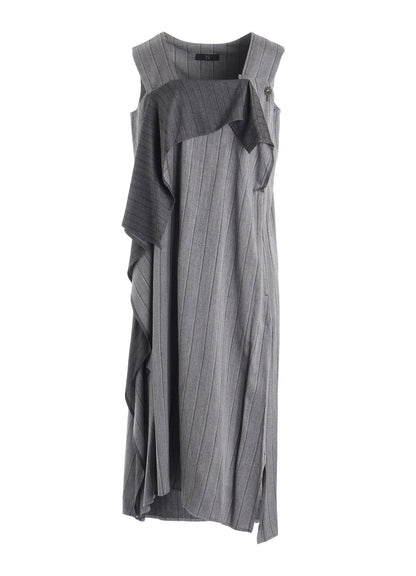 RY/ STRIPE FLARE SLEEVELESS DRESS