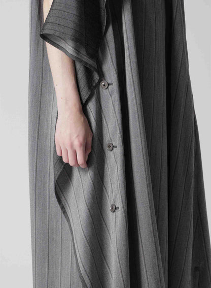 RY/ STRIPE FLARE SLEEVELESS DRESS