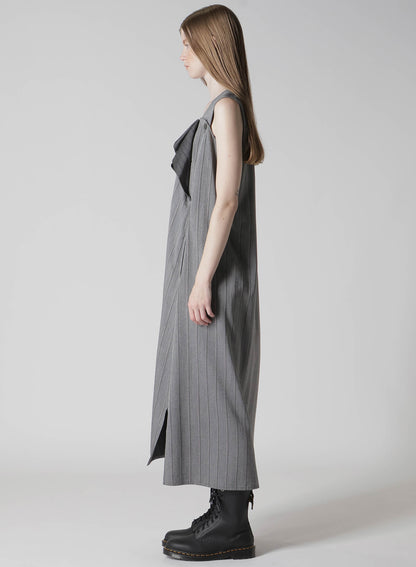 RY/ STRIPE FLARE SLEEVELESS DRESS
