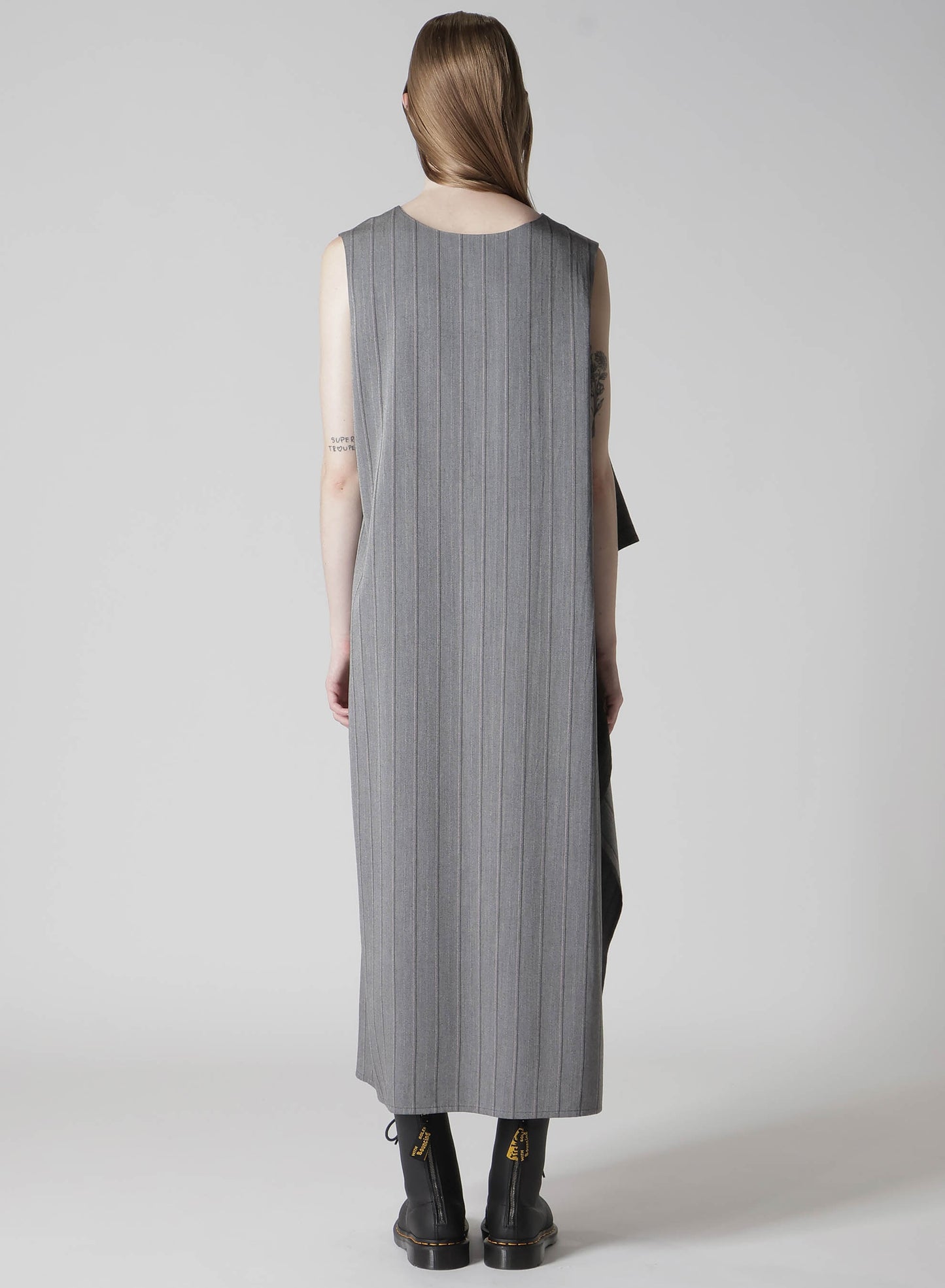 RY/ STRIPE FLARE SLEEVELESS DRESS