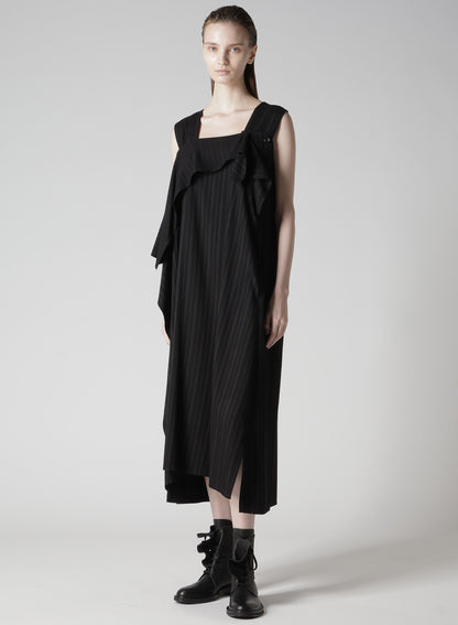 RY/ STRIPE FLARE SLEEVELESS DRESS