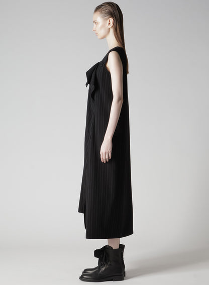 RY/ STRIPE FLARE SLEEVELESS DRESS