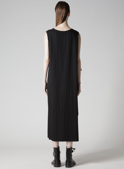RY/ STRIPE FLARE SLEEVELESS DRESS