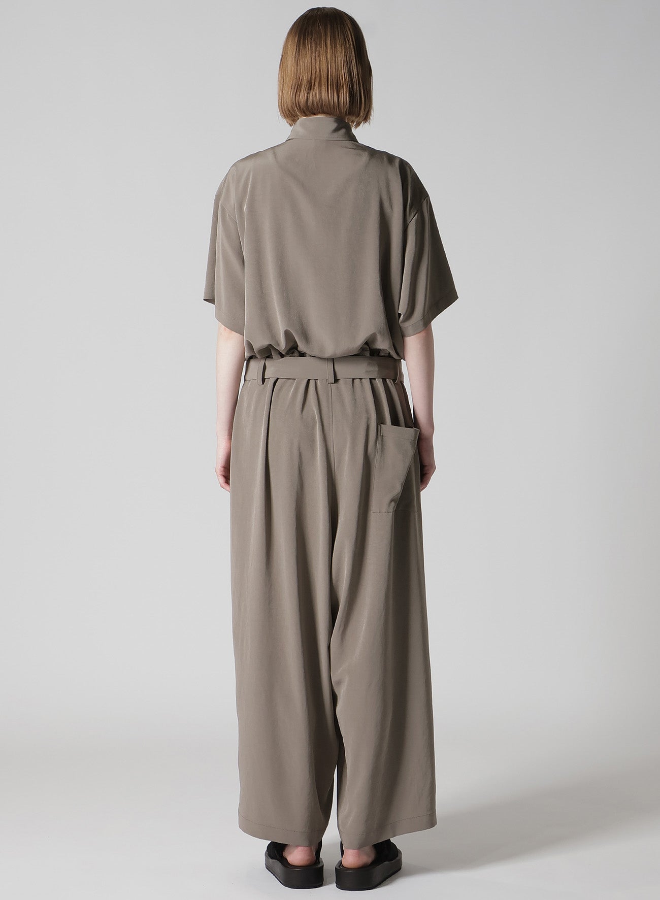 TA/PE CREPE DE CHINE OVERALLS