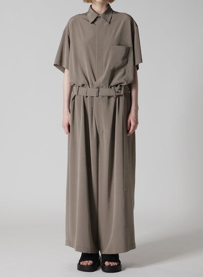 TA/PE CREPE DE CHINE OVERALLS