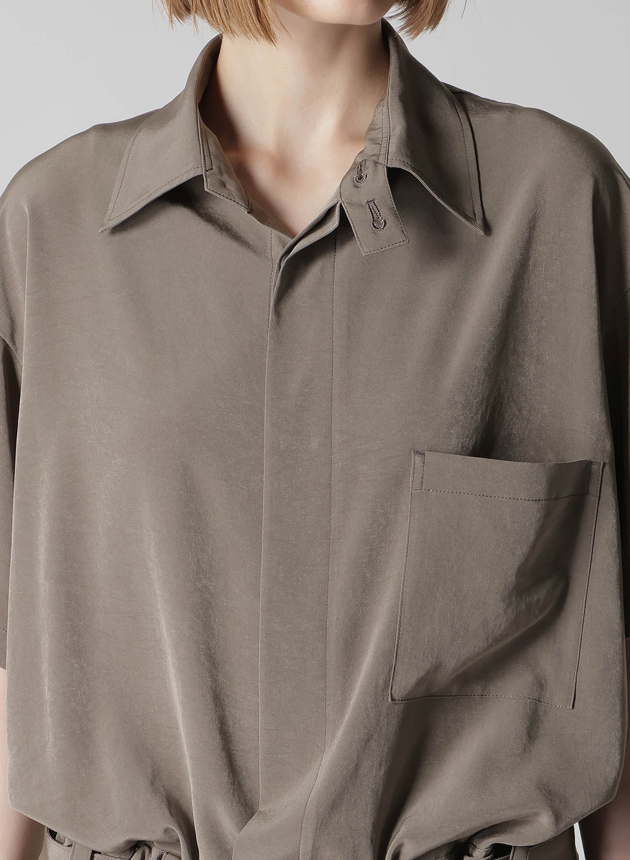 TA/PE CREPE DE CHINE OVERALLS