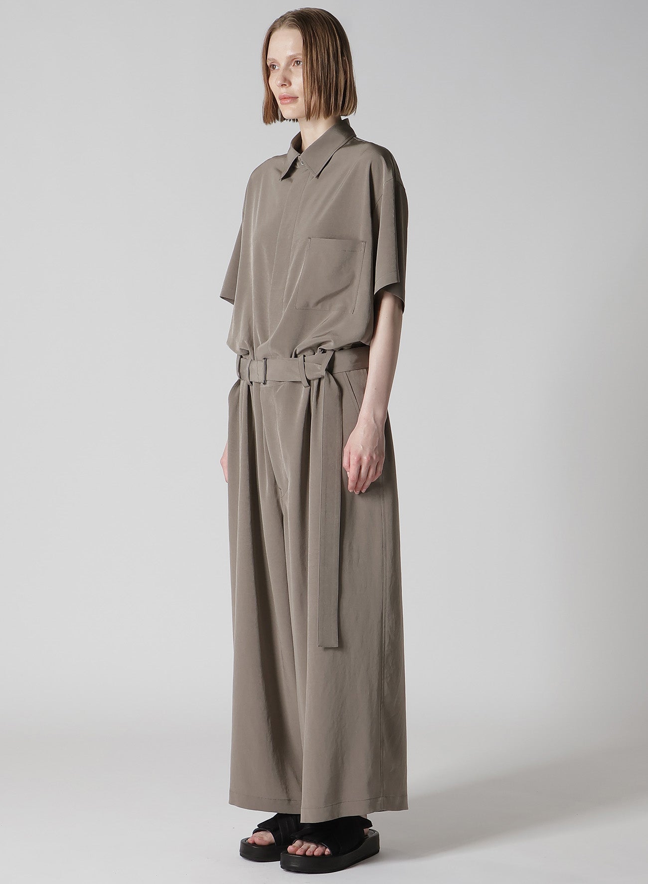 TA/PE CREPE DE CHINE OVERALLS
