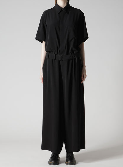 TA/PE CREPE DE CHINE OVERALLS
