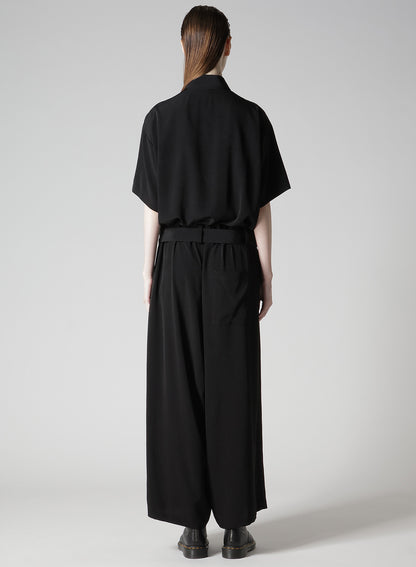 TA/PE CREPE DE CHINE OVERALLS