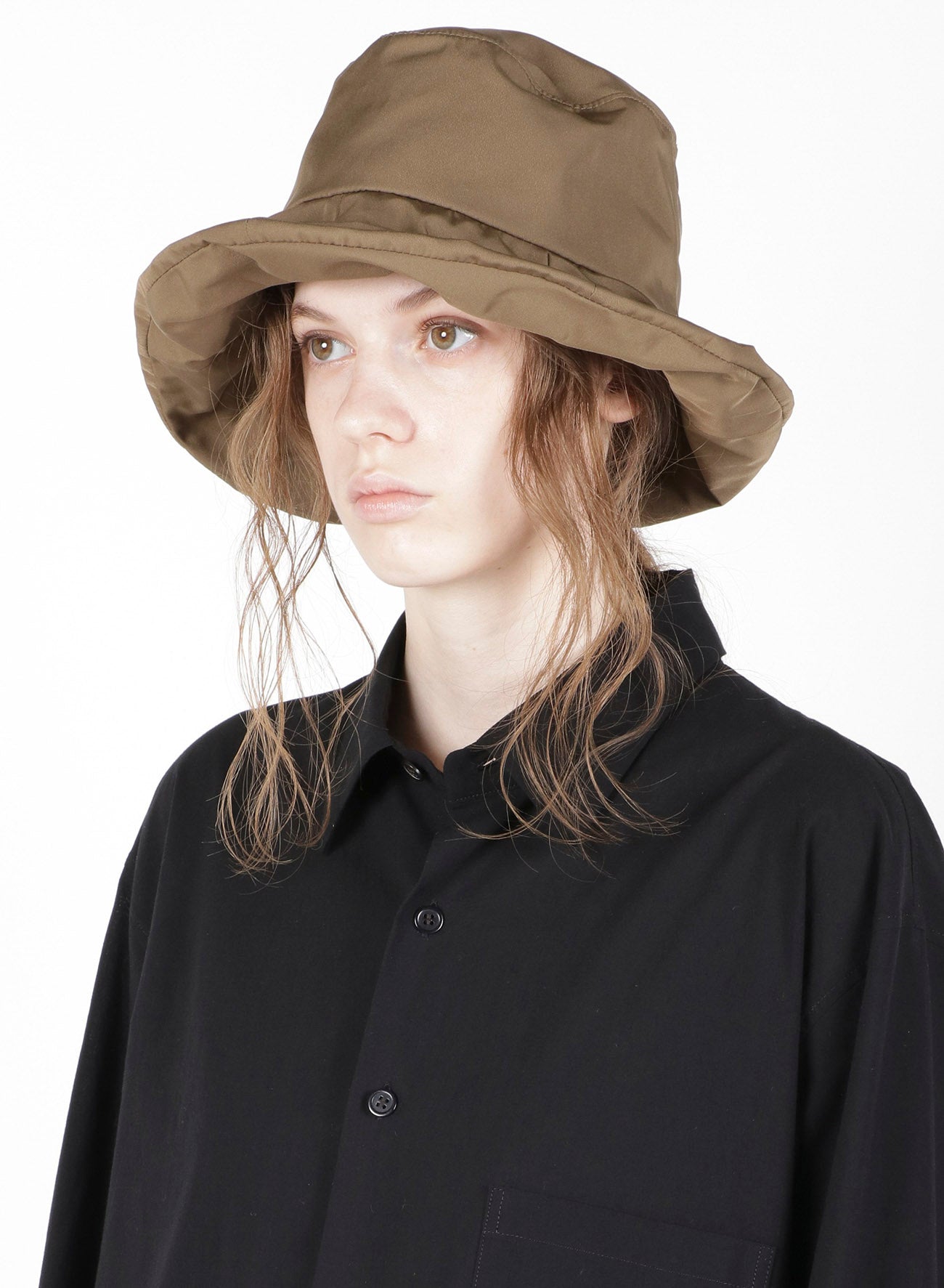 POLYESTER TUCKED CASABLANCA