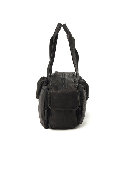 TWISTED SOFT LEATHER POCKET BOSTON BAG