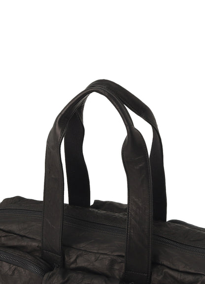 TWISTED SOFT LEATHER POCKET BOSTON BAG