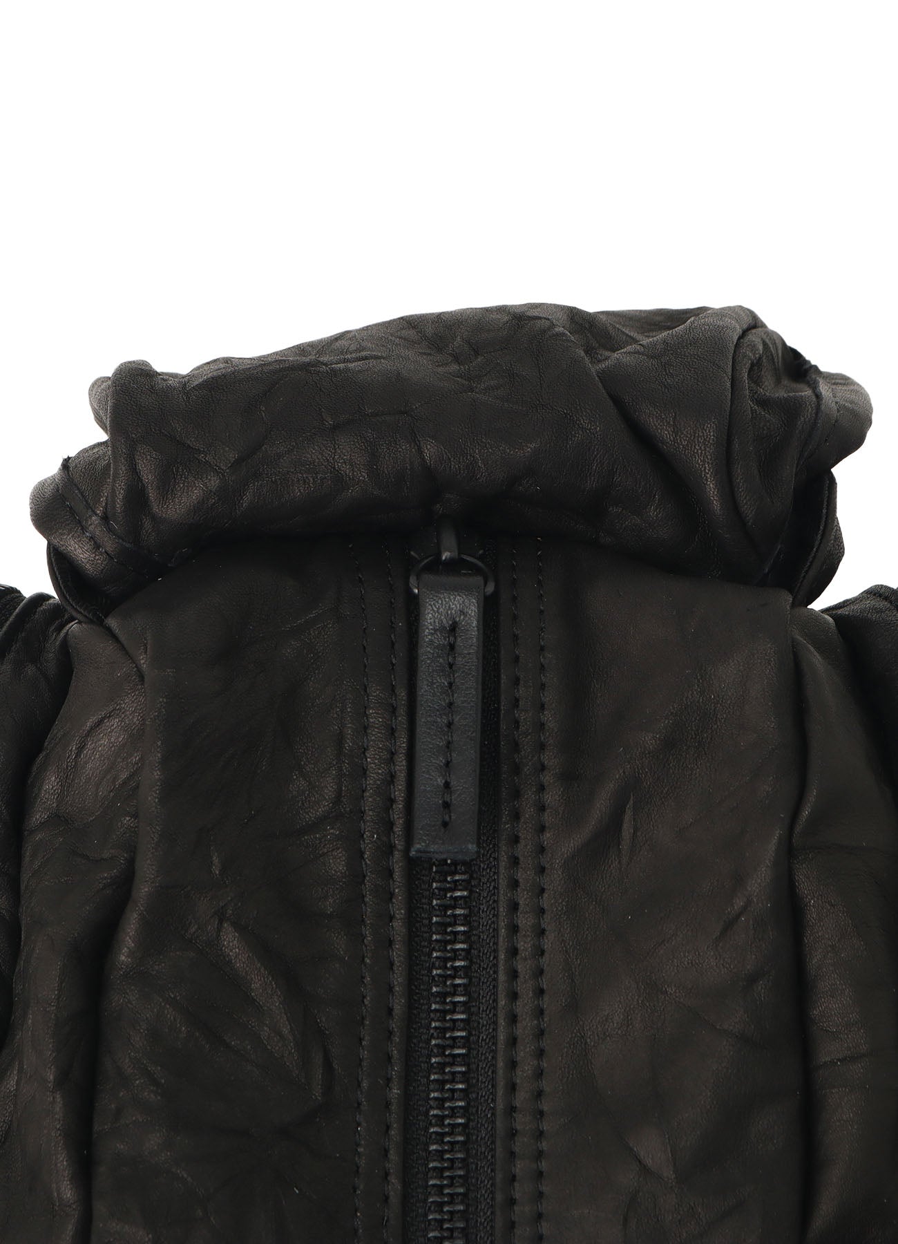 TWISTED SOFT LEATHER POCKET BOSTON BAG