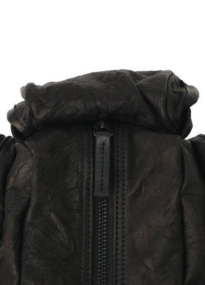 TWISTED SOFT LEATHER POCKET BOSTON BAG