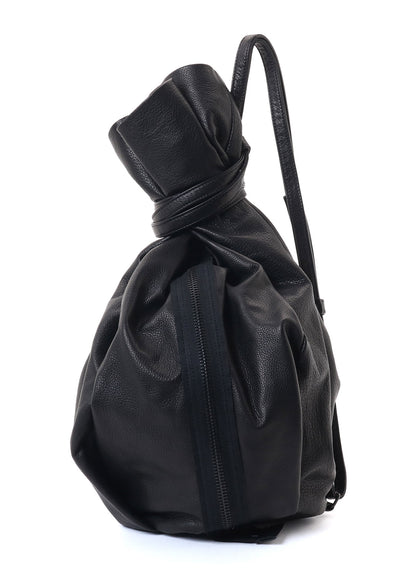 SOFT LEATHER  ZIPPER SHOULDER BAG