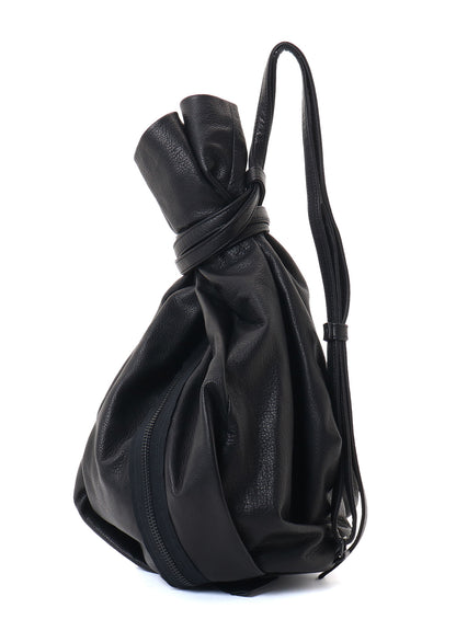 SOFT LEATHER  ZIPPER SHOULDER BAG