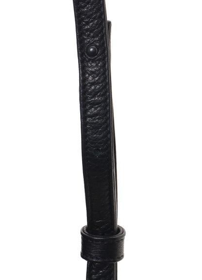 SOFT LEATHER  ZIPPER SHOULDER BAG