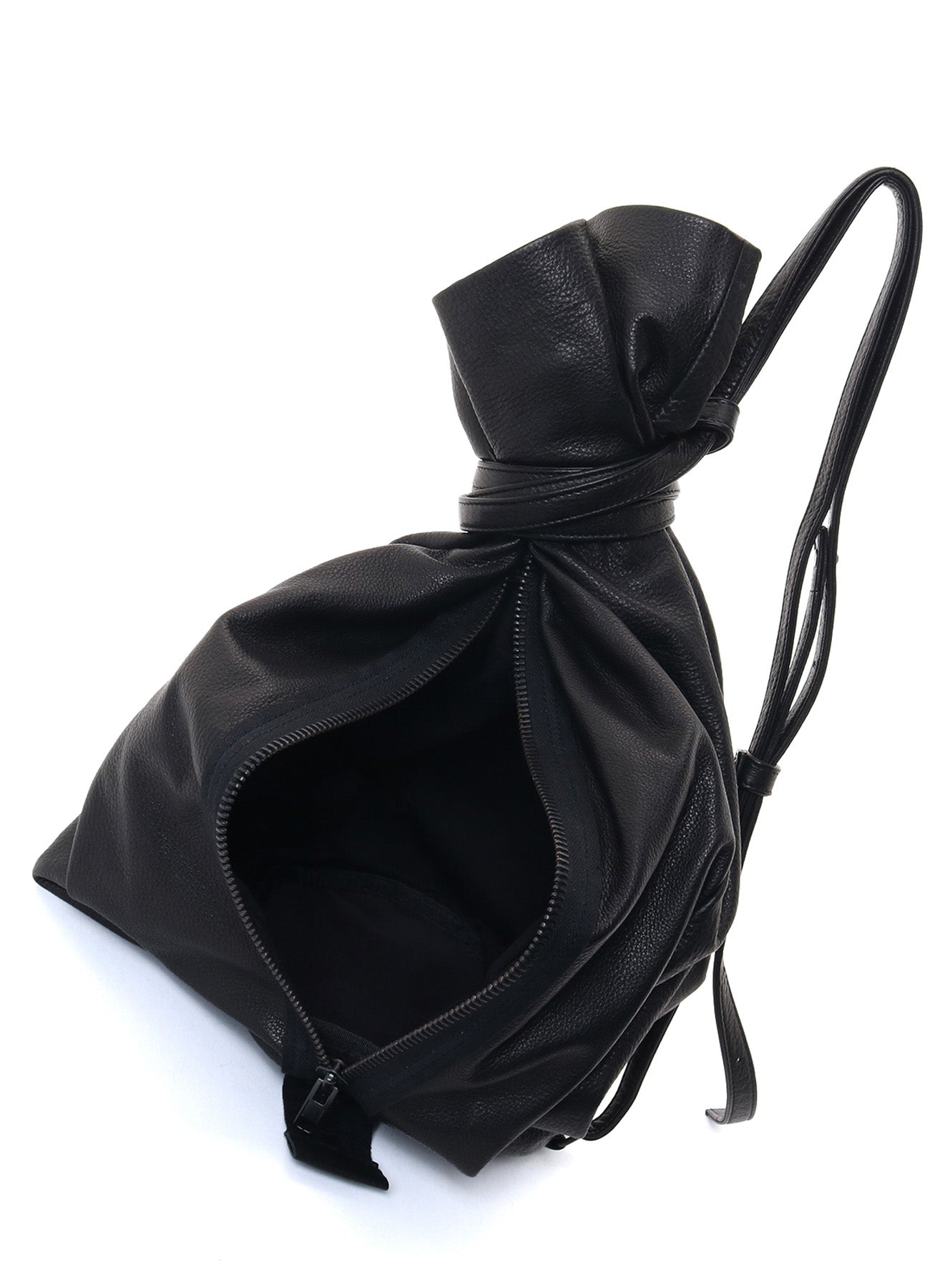 SOFT LEATHER  ZIPPER SHOULDER BAG