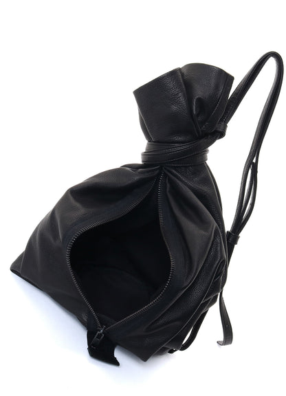 SOFT LEATHER  ZIPPER SHOULDER BAG