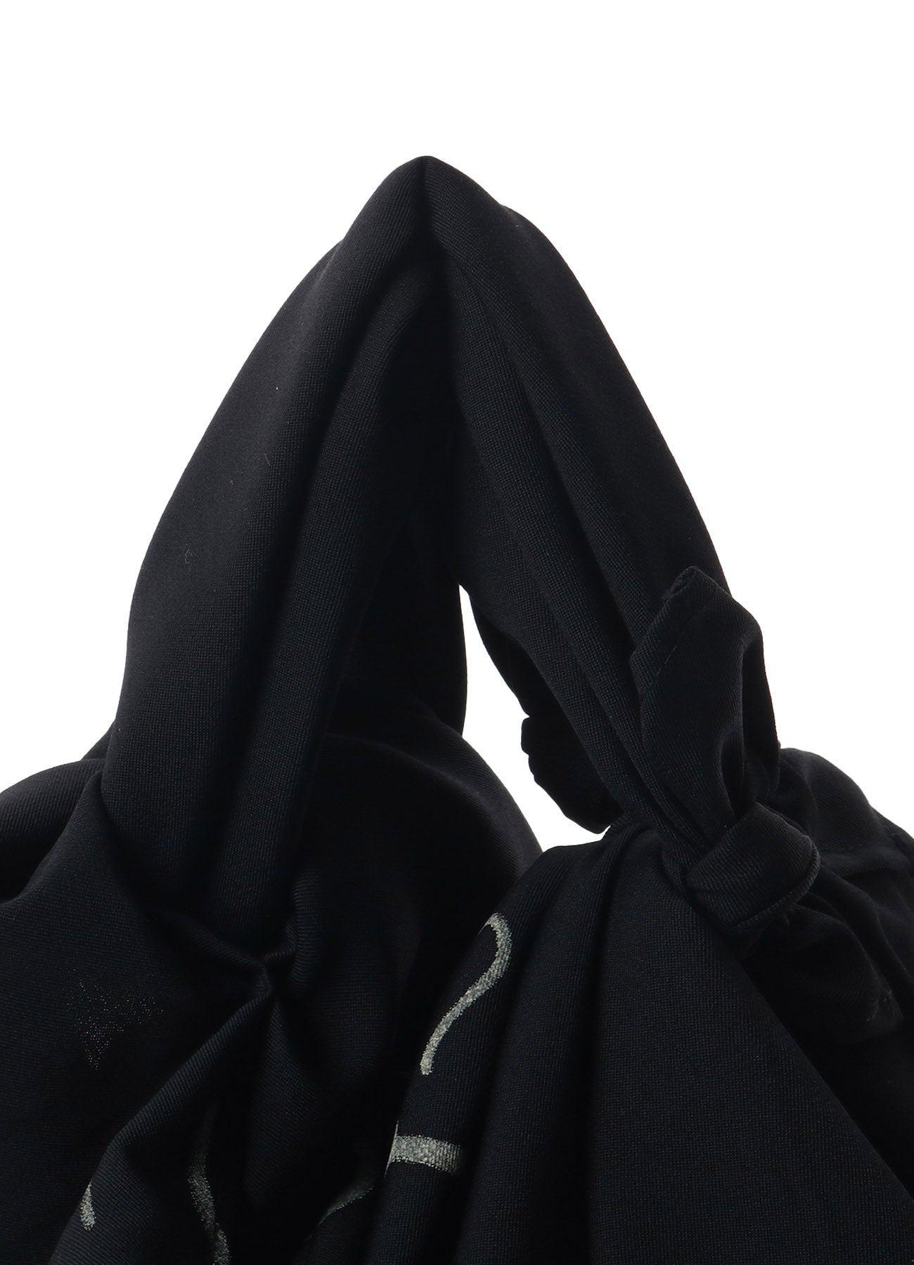 WOOL GABARDINE "Y" PRINT MINI FUROSHIKI BAG