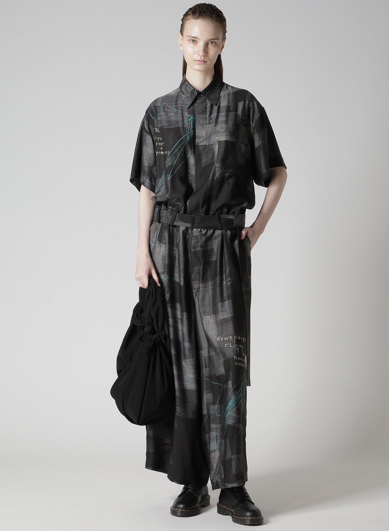 TA/PE CREPE DE CHINE MINI FUROSHIKI BAG – THE SHOP YOHJI YAMAMOTO