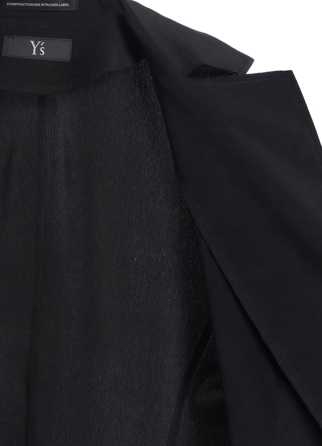 TA/PE CREPE DE CHINE ASYMMETRIC JACKET