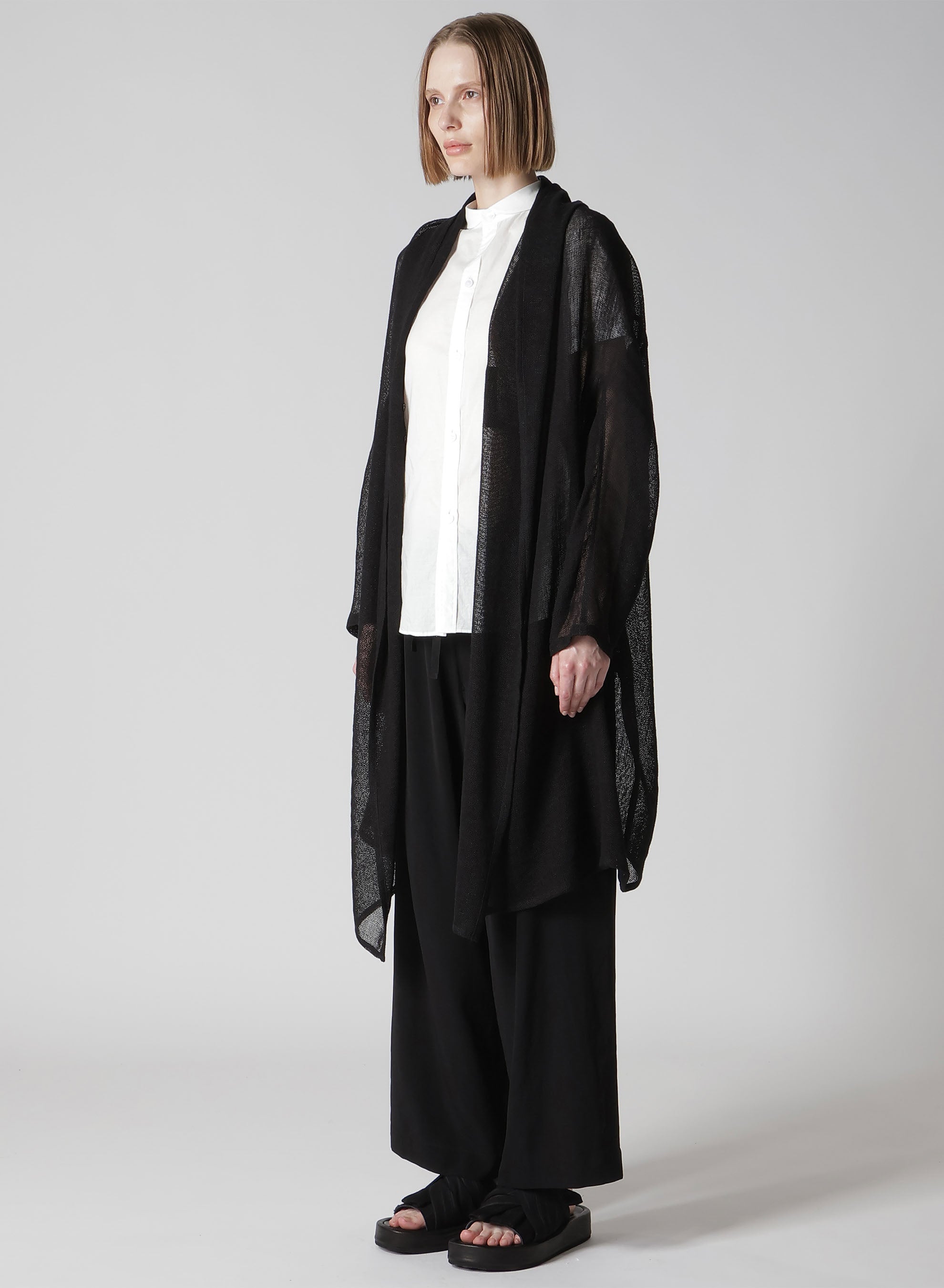 LENO CLOTH SCARF JACKET – THE SHOP YOHJI YAMAMOTO