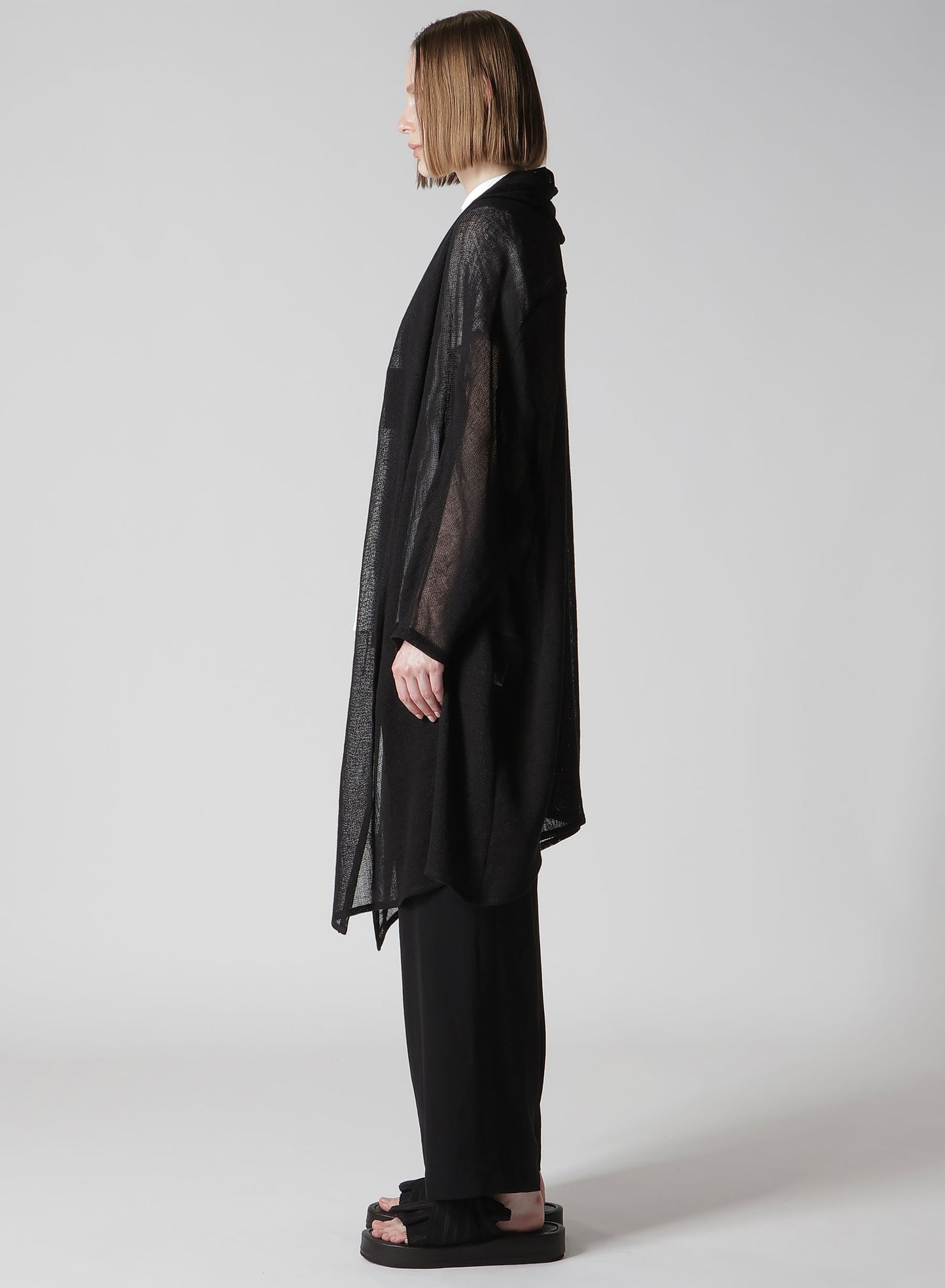 LENO CLOTH SCARF JACKET